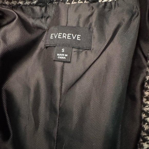 Evereve Black and Gray Trench Coat - Picture 8 of 11